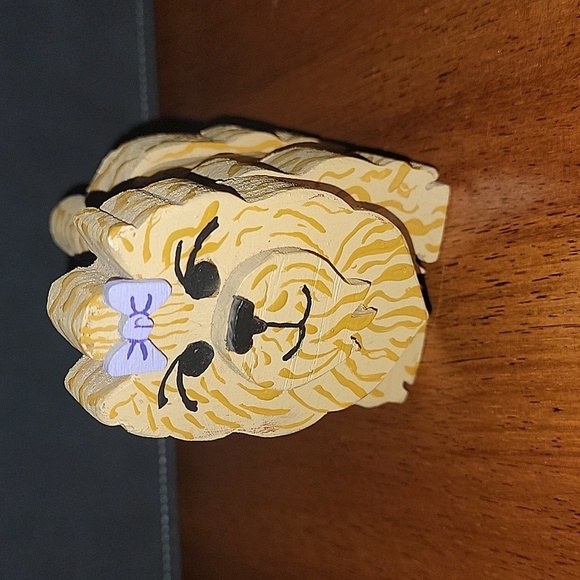 Other - Wooden Yorkie Statue